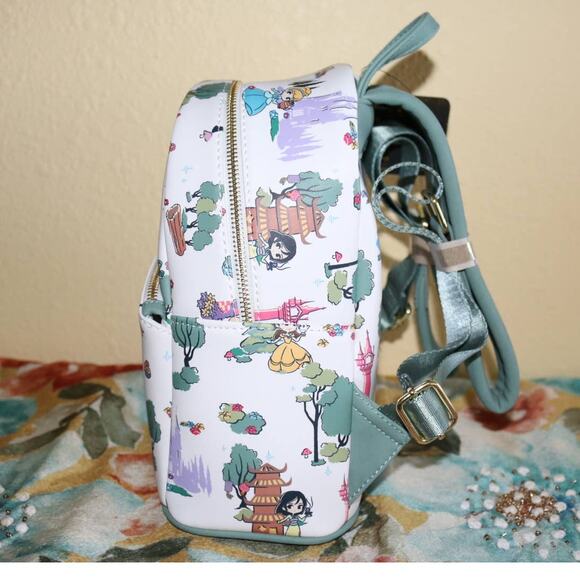 Loungefly Disney Princess Landscapes Backpack - Picture 4 of 4